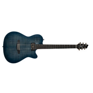 Godin A6 Ultra Denim Blue Flame Electric Guitar
