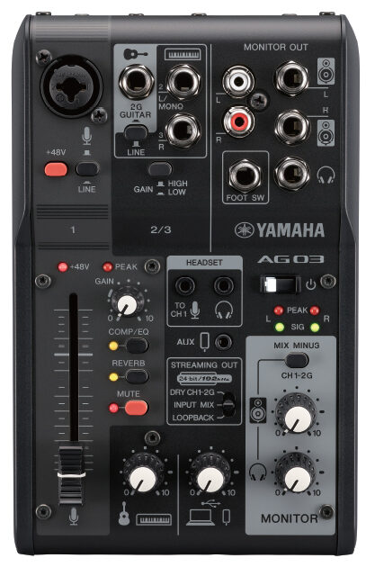 ☆美品☆ セット YAMAHA AG03 MK2 Yamaha AG03MK2 Live Streaming Mixer Pack with Mic & Headset