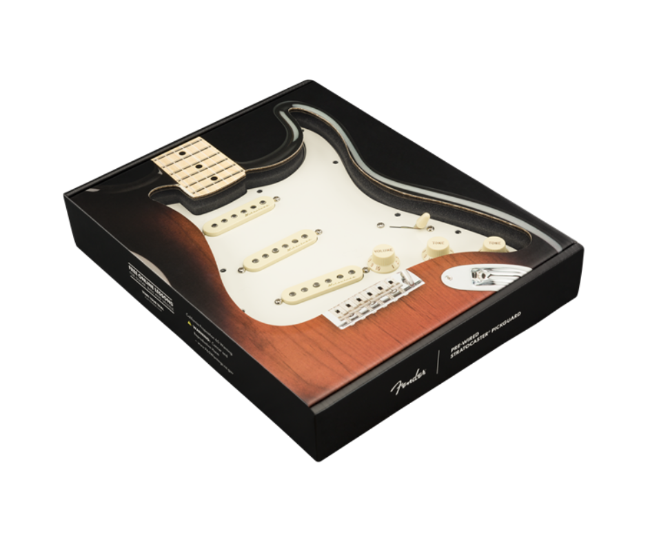Fender Pre-Wired Strat® Pickguard, Vintage Noiseless SSS 1 Fender Pre-Wired Strat® Pickguard, Vintage Noiseless SSS
