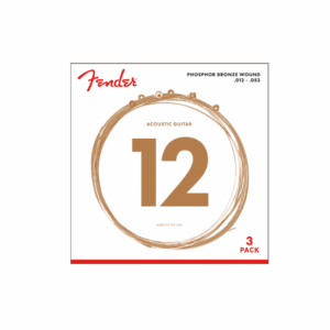 Fender Phosphor Bronze Acoustic Guitar String (3 pack)