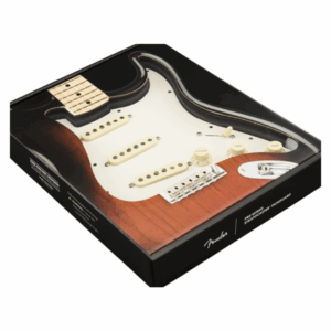 Fender Pre-Wired Strat Pickguard, Custom Shop Texas Special SSS, Parchment 11 Hole PG