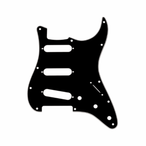 Fender® Pickguard, Stratocaster® S/S/S, 11-Hole Mount, B/W/B, 3-Ply