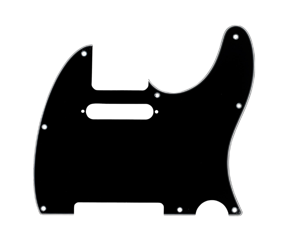 Fender® Pickguard Tele B/W/B 8-Hole 3-Ply 1 Fender® Pickguard Tele B/W/B 8-Hole 3-Ply
